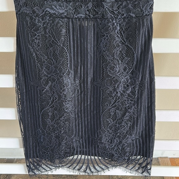 For Love and Lemona San Marcos Lace Black Mini Dress Size Small - Picture 4 of 14